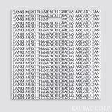 BAGS POLY: Poly Designer "Thank You" Patch Handle Bags. Reinforced Handle for Strength Yet Inexpensive. Designer "Thank You" Print.  Three Sizes. Popular 9 x 12 (.07 ea.) / 15 x 18 x 4 (.16 ea) / 20 x 20 x 5 (. 19 ea.) 500 per case