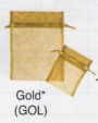 Organza Bags: Organza Pouch with Ribbon Draw. 4 Sizes. 10 Bags per Bundle.  SAVE!! Pricing from $1.88 to $3.65 a Bundle