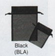 Organza Bags: Organza Pouch with Ribbon Draw. 4 Sizes. 10 Bags per Bundle.  SAVE!! Pricing from $1.88 to $3.65 a Bundle