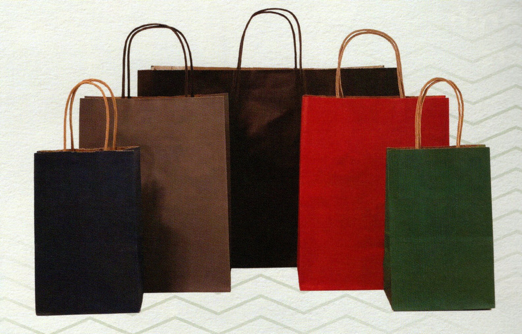 Bags Paper: Color Paper Shopping Bags.  Largest Selection of Solid Color Shopping Bags.  6 Colors to Match any Store Color Theme. Popular Sizes.