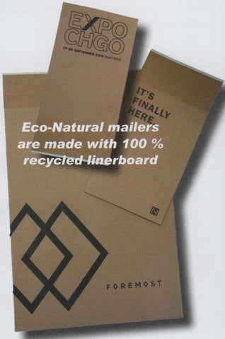Store Supplies: Recycled Natural Kraft Shipping Mailers. Great for Soft Goods.  Plain or Custom Printed!