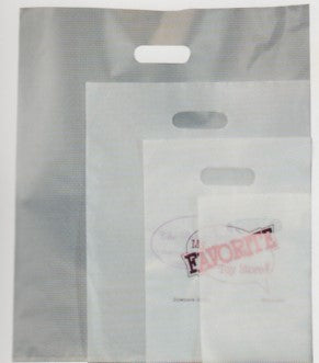 BAGS POLY: Poly Frost Clear Merchandise Bags.  Heavy 2.75 mil. Film Strong and Durable. 3 Sizes.
