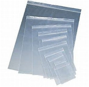 Store Supplies: Reloc Bags. 2.0 mil./ 4.0 mil. Clear Film. Easy Opening and Closure. Many Sizes From 2x2 to 24x24